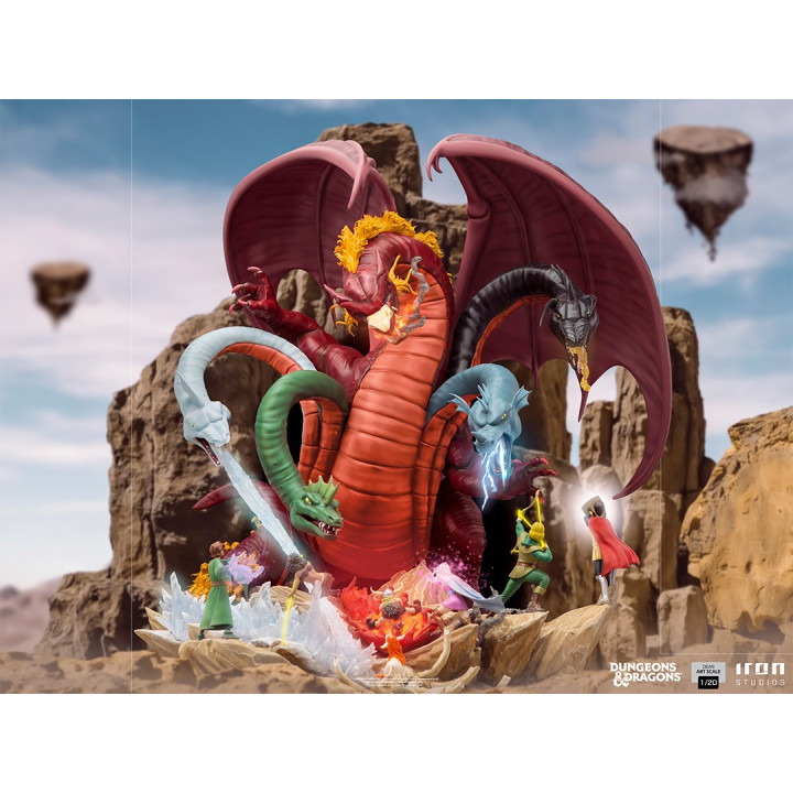Dungeons & Dragons - Tiamat Battle demi-art scale 1/20
