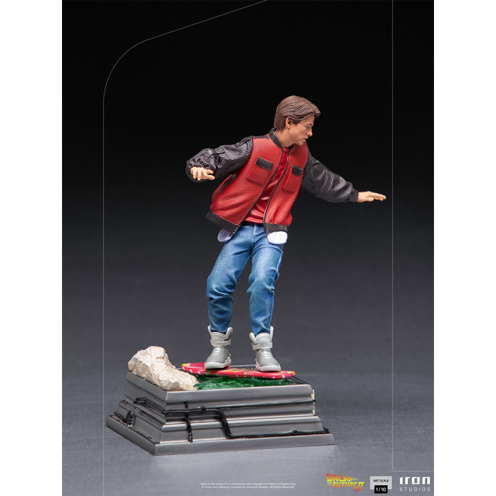 Marty McFly on Hoverboard Art Scale 1/10 - Back to the Future Part II