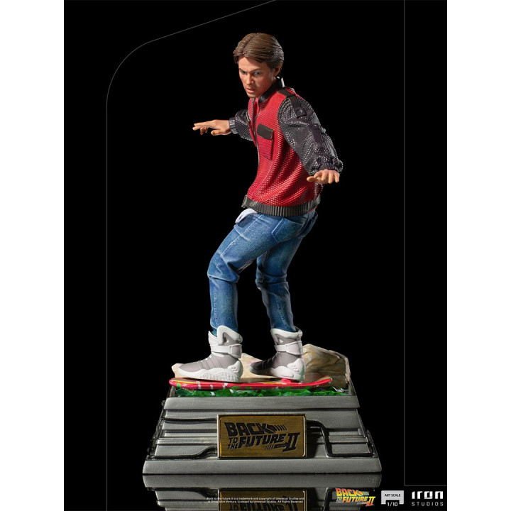 Marty McFly on Hoverboard Art Scale 1/10 - Back to the Future Part II