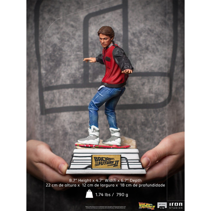 Marty McFly on Hoverboard Art Scale 1/10 - Back to the Future Part II