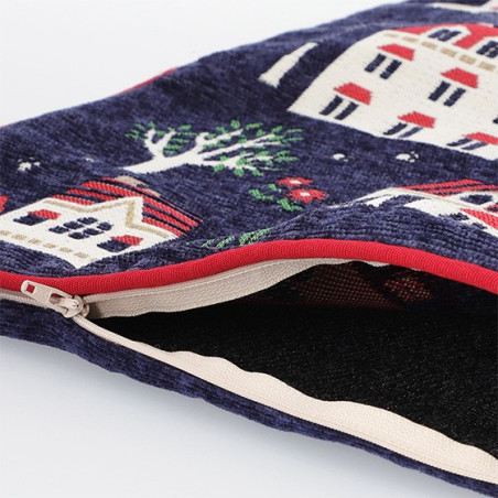 Coussin Jiji Maisons 45x45cm - Kiki La Petite Sorcière
