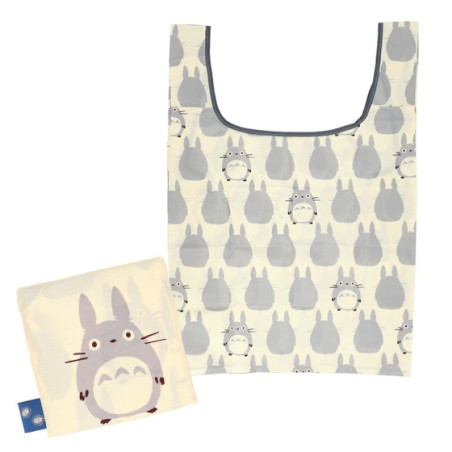 Sac pliable Motif Totoro Gris 40 x 20 cm - Mon Voisin Totoro