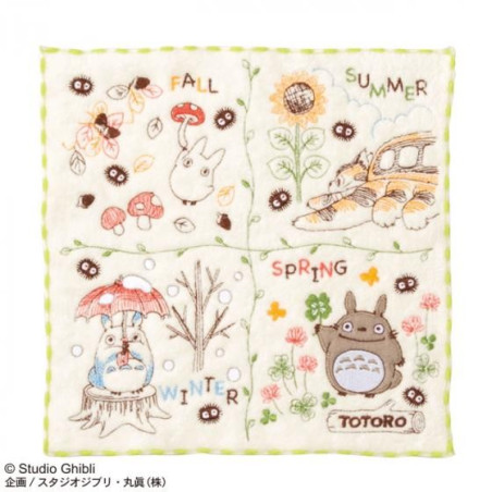 Mini Serviette Couronne de Noix 25 x 25 cm - Mon Voisin Totoro
