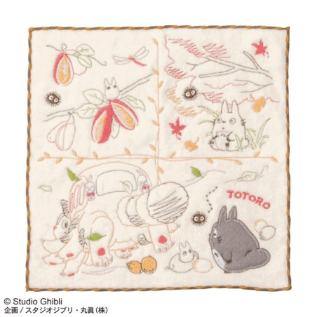 Mini Serviette Fruits d’Automne 25 x 25 cm - Mon Voisin Totoro