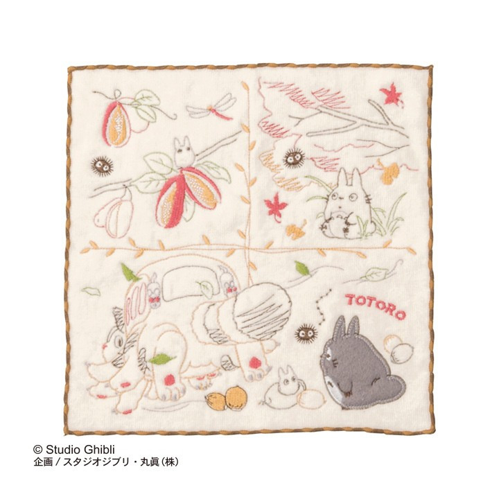 Mini Serviette Fruits d’Automne 25 x 25 cm - Mon Voisin Totoro