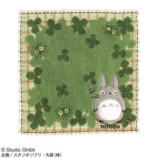 Mini Serviette Champs de Trèfles 25 x 25 cm - Mon Voisin Totoro