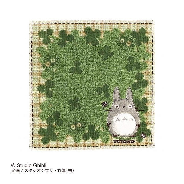 Mini Serviette Champs de Trèfles 25 x 25 cm - Mon Voisin Totoro