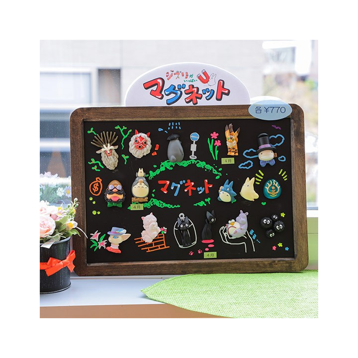 Magnet Personnage Totoro Blanc Part En Courant - Mon Voisin Totoro