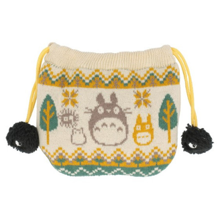 Pochon Tricoté Cache Cache - Mon Voisin Totoro