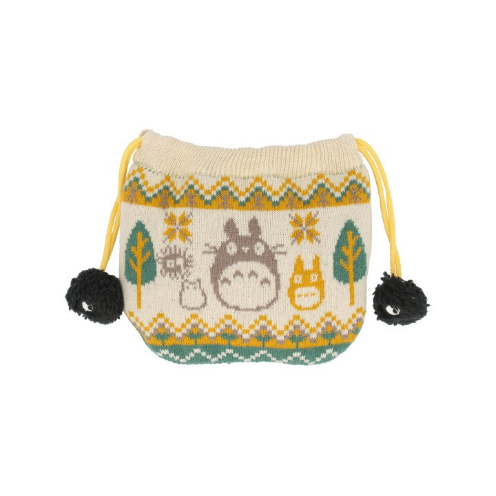 Pochon Tricoté Cache Cache - Mon Voisin Totoro