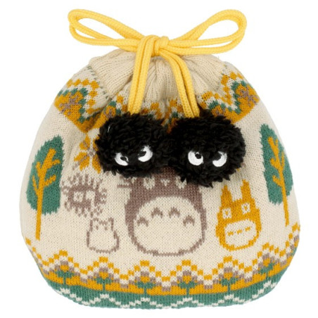 Pochon Tricoté Cache Cache - Mon Voisin Totoro