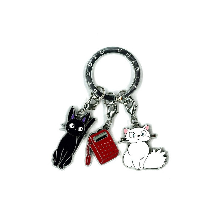 Porte-Clés Métal 3 Personnages Kiki - Kiki La Petite Sorcière
