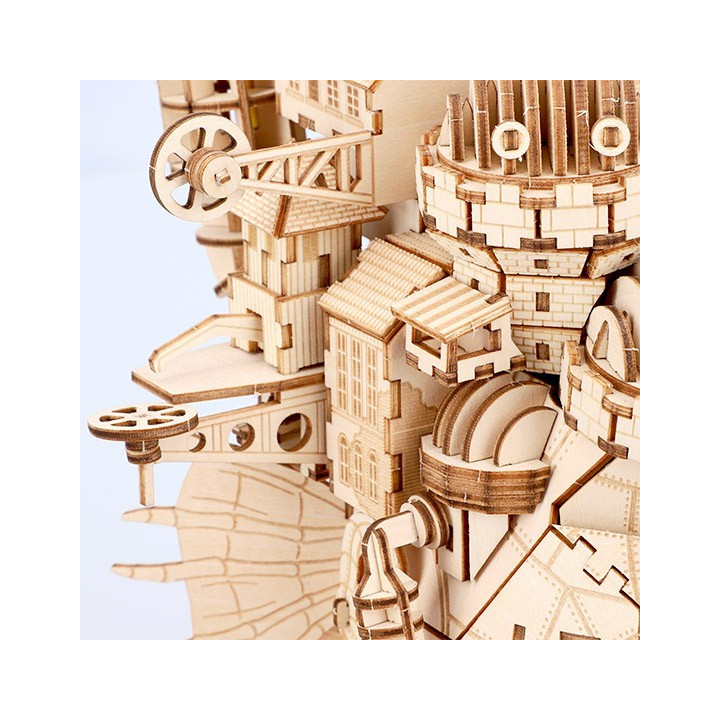 Maquette En Bois Kigumi Château Ambulant - Le Château Ambulant
