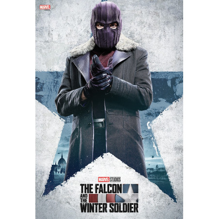 Tableau Falcon and the Winter Soldier - Zemo 33.7 x 50cm