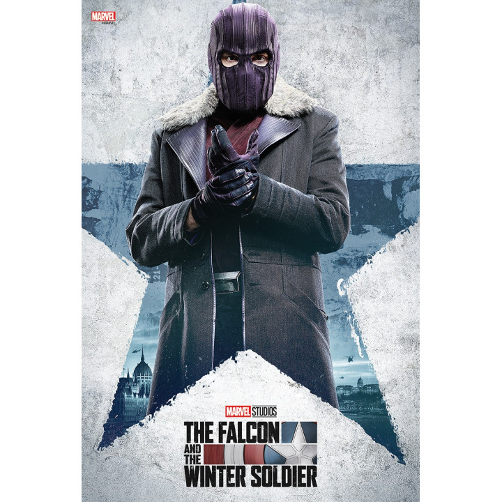 Tableau Falcon and the Winter Soldier - Zemo 33.7 x 50cm