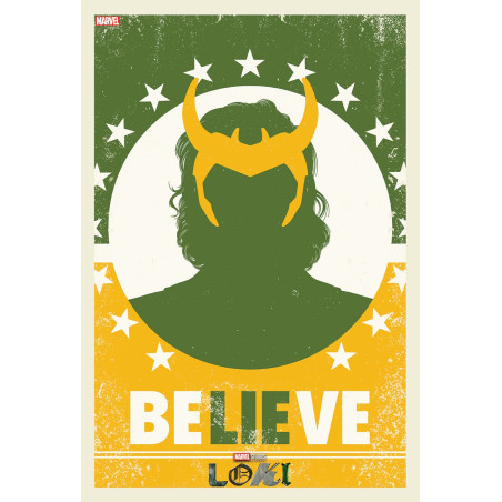 Tableau Loki - Believe 33.7 x 50cm