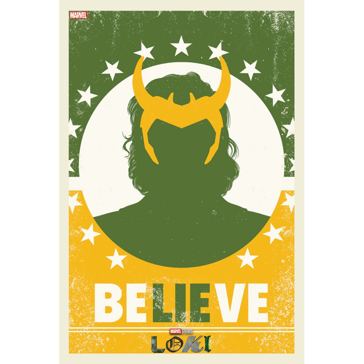 Tableau Loki - Believe 33.7 x 50cm