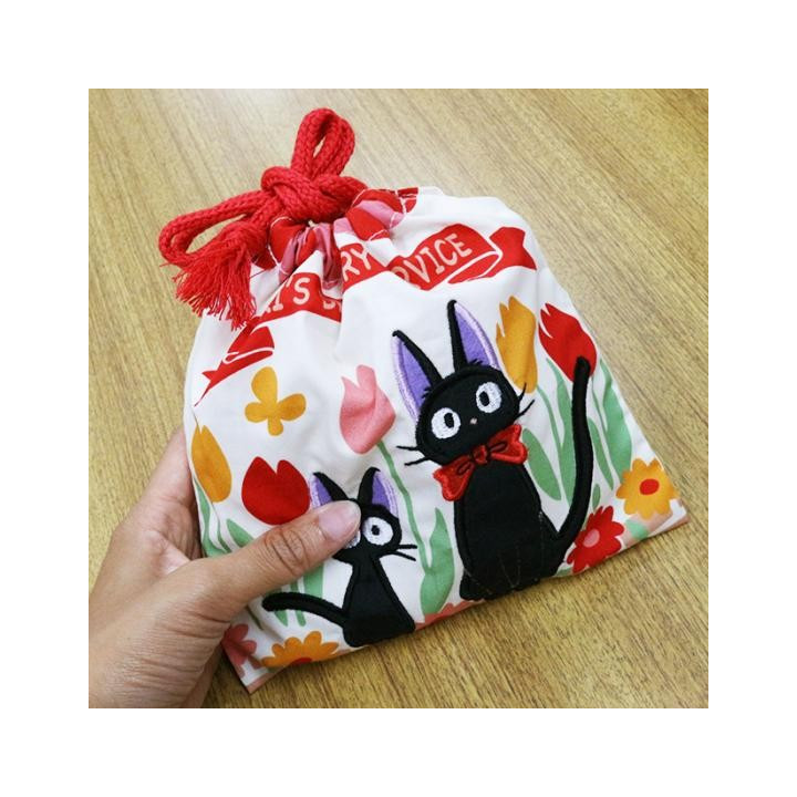 Sacoche à Cordon Jiji et Chaton 20 x 19 cm - Kiki la petite sorcière