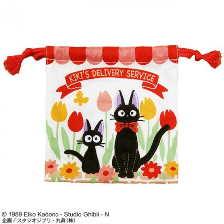 Sacoche à Cordon Jiji et Chaton 20 x 19 cm - Kiki la petite sorcière