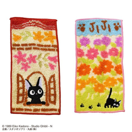 Pack 2 Mini-Serviettes Jiji 20 x 10 cm - Kiki la petite sorcière