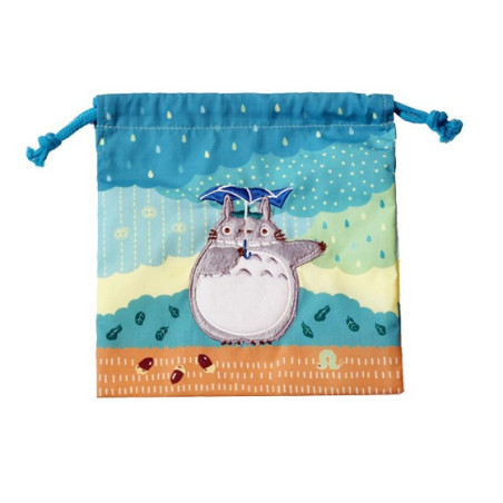 Sacoche à Cordon Totoro Sous la Pluie 20 x 19 cm - Mon Voisin Totoro