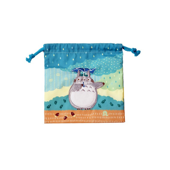 Sacoche à Cordon Totoro Sous la Pluie 20 x 19 cm - Mon Voisin Totoro