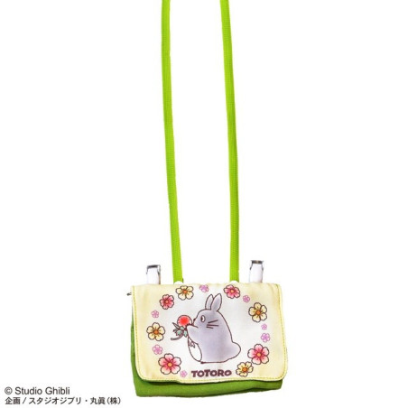 Pochette Totoro Fleurs 11x14,5x3 cm - Mon Voisin Totoro