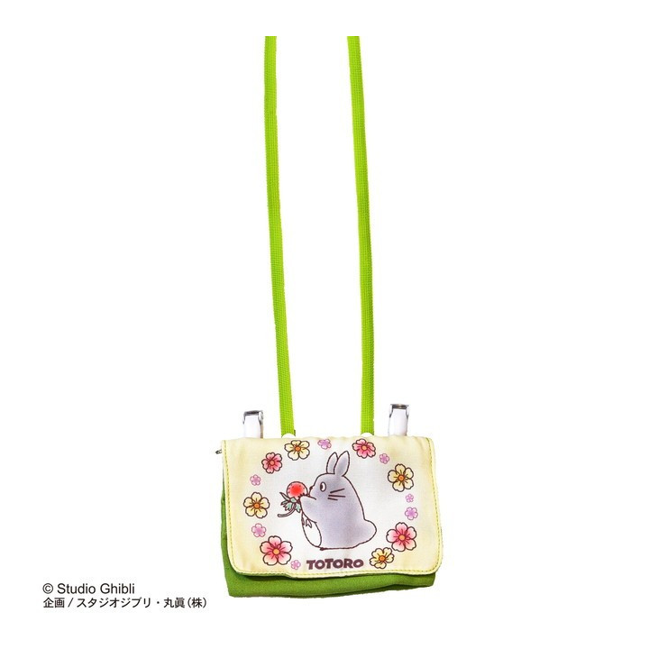 Pochette Totoro Fleurs 11x14,5x3 cm - Mon Voisin Totoro