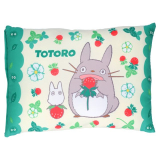 Oreiller Totoro Fraises 28 x 39 cm - Mon Voisin Totoro