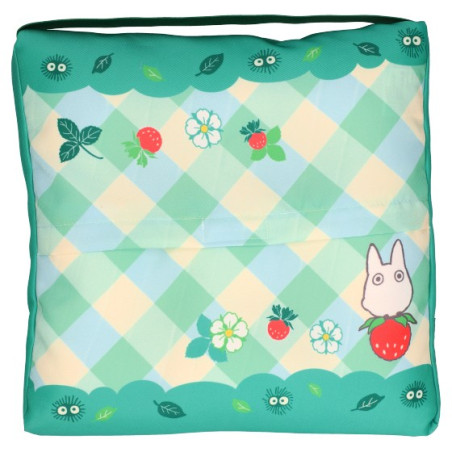 Coussin Totoro Fraises 30 x 30 x 5 cm - Mon Voisin Totoro