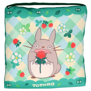 Coussin Totoro Fraises 30 x 30 x 5 cm - Mon Voisin Totoro