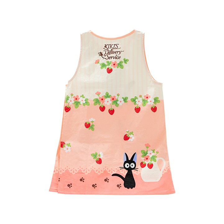 Tablier Jiji Fraises 84 x 61,5 cm - Kiki la petite sorcière