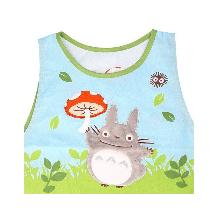 Tablier Totoro Champignons 84 x 61,5 cm - Mon Voisin Totoro