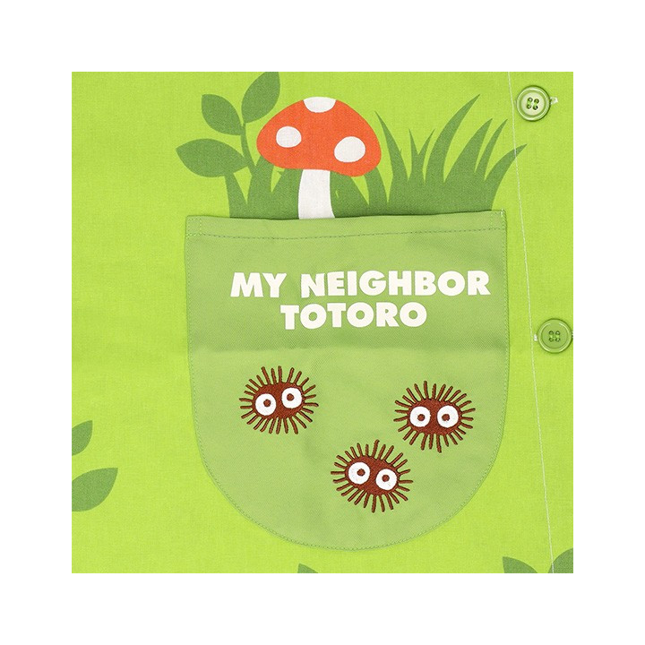 Tablier Totoro Champignons 84 x 61,5 cm - Mon Voisin Totoro