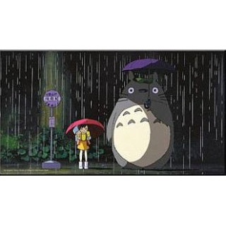 WOOD PANEL GHIBLI 07 - TOTORO BUS STOP