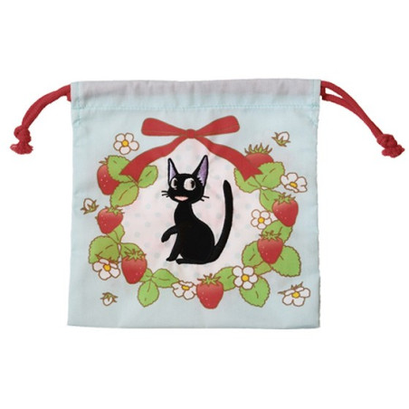 Sacoche à Cordon Jiji Fraises 20 x 19 cm - Kiki la petite sorcière