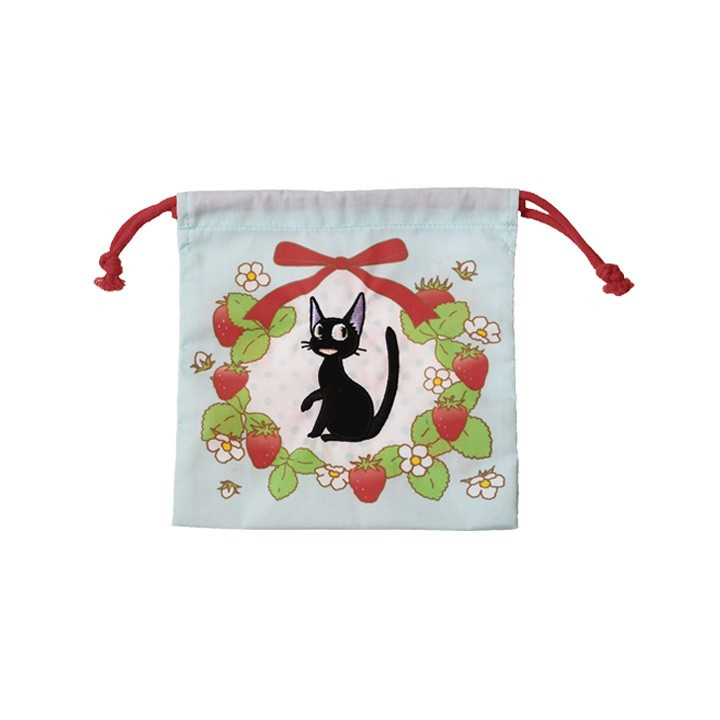 Sacoche à Cordon Jiji Fraises 20 x 19 cm - Kiki la petite sorcière