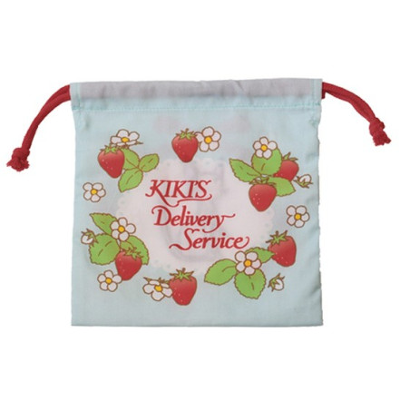 Sacoche à Cordon Jiji Fraises 20 x 19 cm - Kiki la petite sorcière