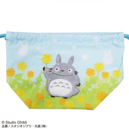 Sacoche à Gousset Totoro Fleurs 17 x 26 x 12 cm - Mon Voisin Totoro