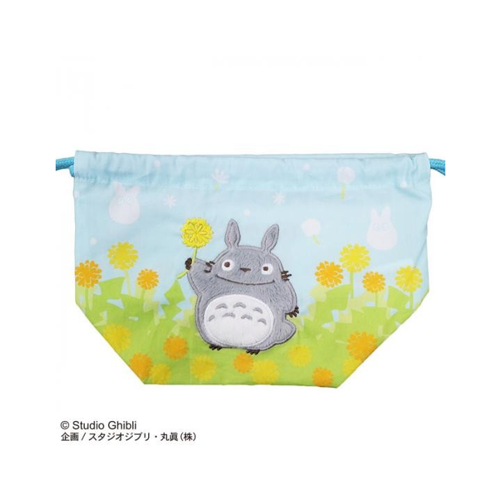 Sacoche à Gousset Totoro Fleurs 17 x 26 x 12 cm - Mon Voisin Totoro