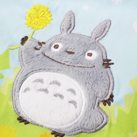 Sacoche à Gousset Totoro Fleurs 17 x 26 x 12 cm - Mon Voisin Totoro