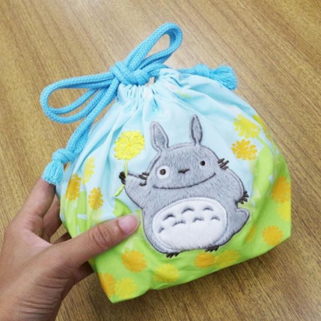 Sacoche à Gousset Totoro Fleurs 17 x 26 x 12 cm - Mon Voisin Totoro