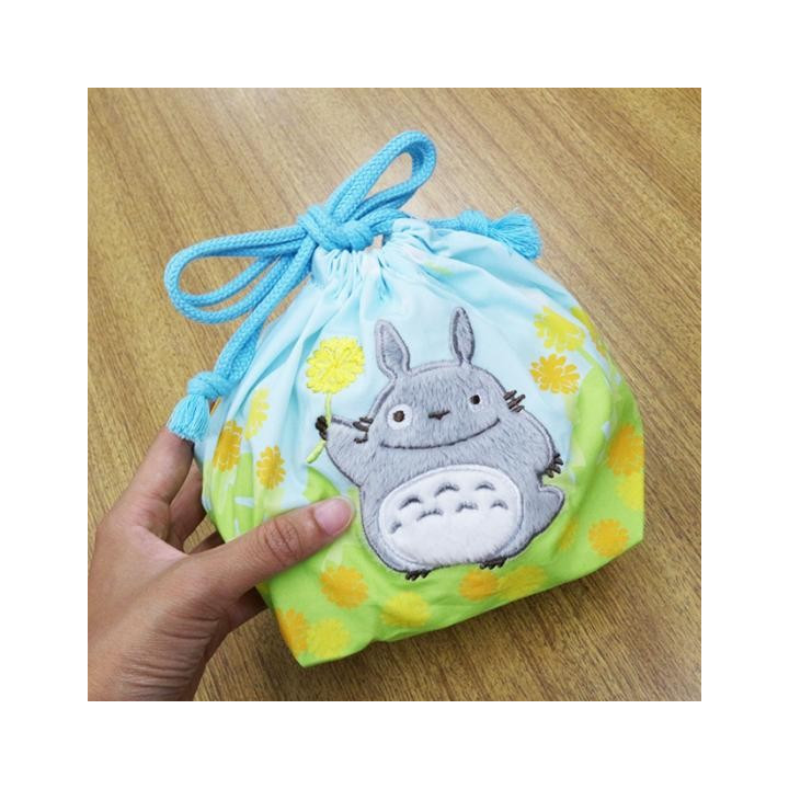 Sacoche à Gousset Totoro Fleurs 17 x 26 x 12 cm - Mon Voisin Totoro