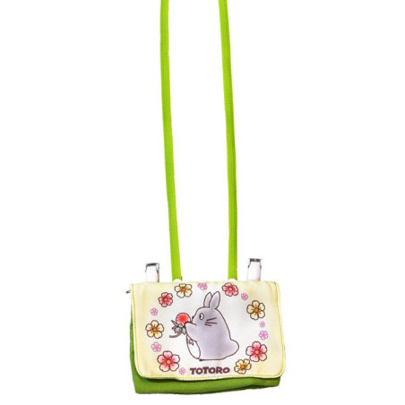 Pochette Totoro Fleurs 11x14,5x3 cm - Mon Voisin Totoro