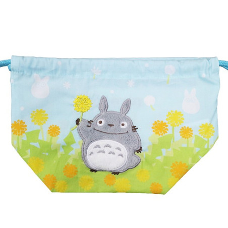 Sacoche à Gousset Totoro Fleurs 17 x 26 x 12 cm - Mon Voisin Totoro