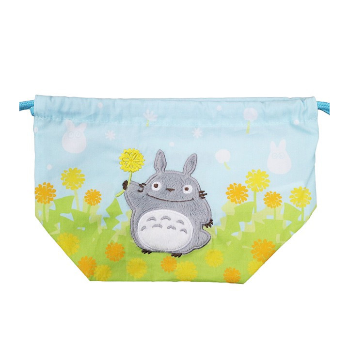 Sacoche à Gousset Totoro Fleurs 17 x 26 x 12 cm - Mon Voisin Totoro