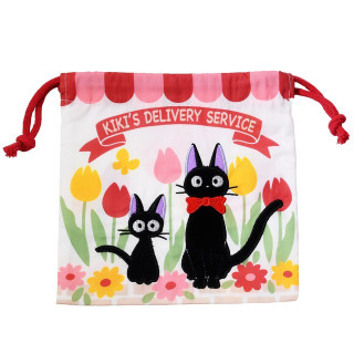 Sacoche à Cordon Jiji et Chaton 20 x 19 cm - Kiki la petite sorcière