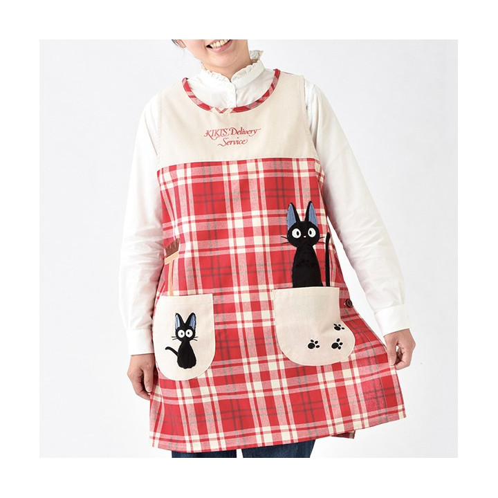 TABLIER A CARREAUX JIJI - KIKI LA PETITE SORCIÈRE H84X61.5