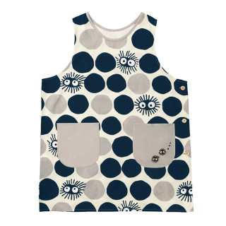 Tablier Motif Noiraudes 84 x 61,5 cm - Mon Voisin Totoro