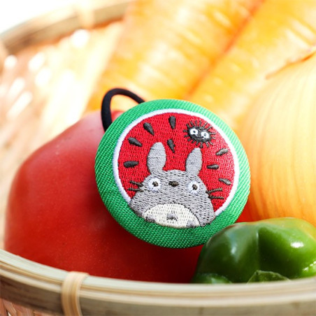Élastique à Cheveux Brodé Pastèque - Mon Voisin Totoro